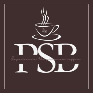 PSB Logo: Experience the premium handcrafted artisanal coffee blends.