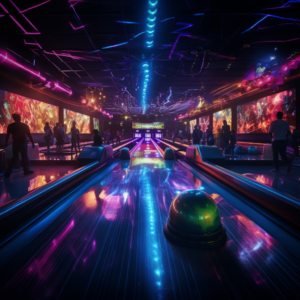 Holographic projections bowling in Mississauga